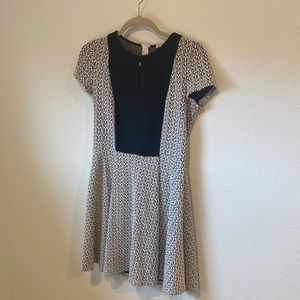Black and white dress
